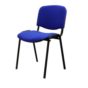 KONDELA Iso New konferenčná stolička modrá