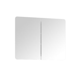 TEMPO KONDELA Lynatet 160 kúpeľňová skrinka na stenu so zrkadlom biela