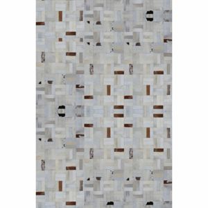 KONDELA Typ 1 kožený koberec 170x240 cm vzor patchwork