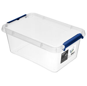 Plastový úložný box Alpino 4,5 l - priehľadná