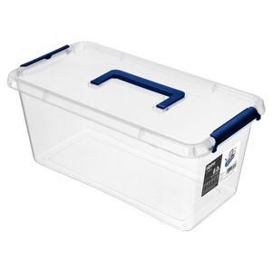 Plastový úložný box Alpino 8 l - priehľadná