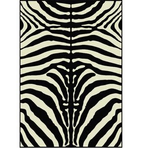 TEMPO KONDELA Arwen koberec 140x200 cm vzor zebra