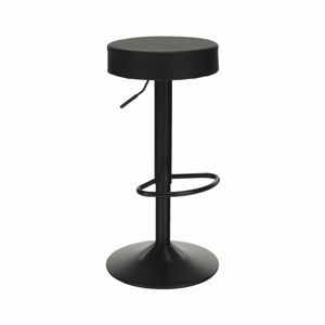 KONDELA Pongo barová stolička čierna