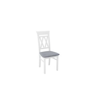 BLACK RED WHITE Cannet jedálenská stolička biela / sivá