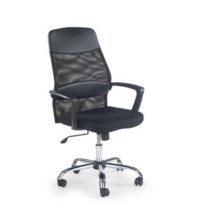 HALMAR Carbon kancelárska stolička s podrúčkami čierna