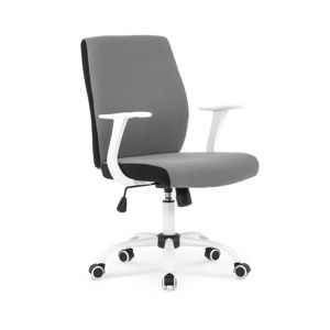 HALMAR Combo kancelárska stolička s podrúčkami sivá / čierna