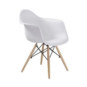 TEMPO KONDELA Damen New jedálenská stolička biela / buk