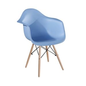 TEMPO KONDELA Damen New jedálenská stolička modrá / buk