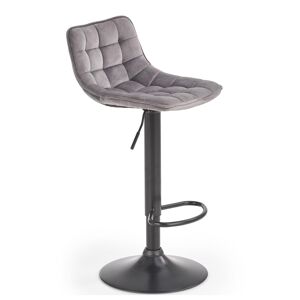 HALMAR H-95 barová stolička sivá / čierna