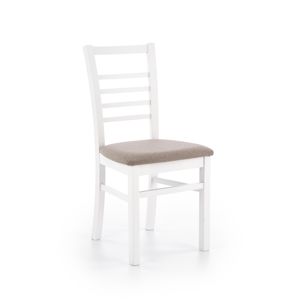 HALMAR Adrian jedálenská stolička biela / hnedá