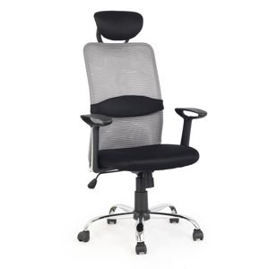HALMAR Dancan kancelárska stolička s podrúčkami čierna / sivá