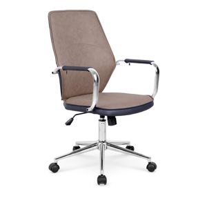 HALMAR Elite kancelárska stolička s podrúčkami béžová / čierna