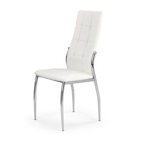 HALMAR K209 jedálenská stolička biela / chróm