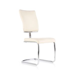 HALMAR K295 jedálenská stolička biela / chróm