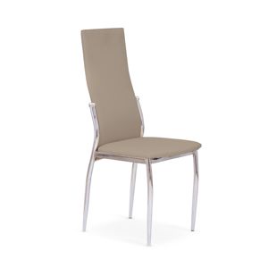 Jedálenská stolička K3 - cappuccino / chróm