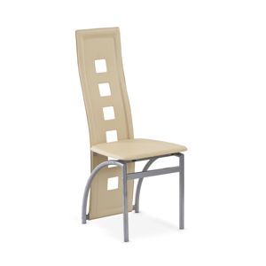 HALMAR K4 M jedálenská stolička krémová / sivá