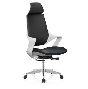 HALMAR Phantom kancelárska stolička s podrúčkami čierna / biela