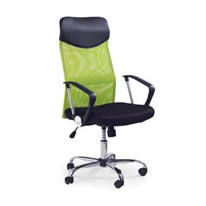 HALMAR Vire kancelárska stolička s podrúčkami zelená / čierna