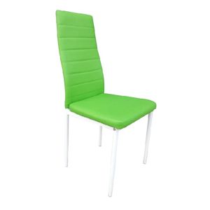 TEMPO KONDELA Coleta Nova jedálenská stolička zelená / biela