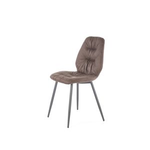 HALMAR K312 jedálenská stolička hnedá / čierna