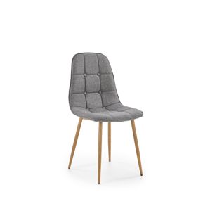 HALMAR K316 jedálenská stolička sivá / dub medový