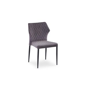 HALMAR K331 jedálenská stolička tmavosivá / čierna
