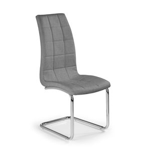 HALMAR K346 jedálenská stolička sivá / chróm