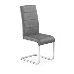 HALMAR K351 jedálenská stolička sivá / chróm