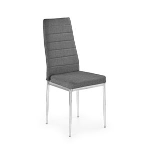 HALMAR K354 jedálenská stolička sivá / chróm