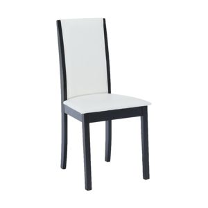 KONDELA Venis New jedálenská stolička wenge / biela