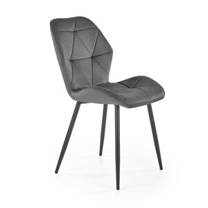 HALMAR K453 jedálenská stolička sivá / čierna
