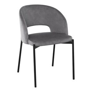 HALMAR K455 jedálenská stolička sivá / čierna