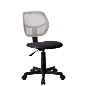 TEMPO KONDELA Mesh kancelárska stolička sivá / čierna