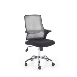HALMAR Agen kancelárska stolička s podrúčkami čierna / sivá
