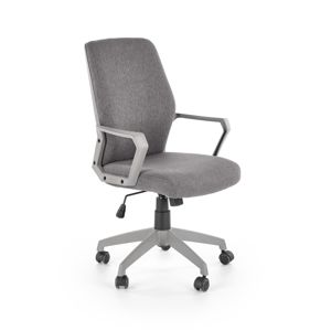 HALMAR Spin kancelárska stolička s podrúčkami sivá