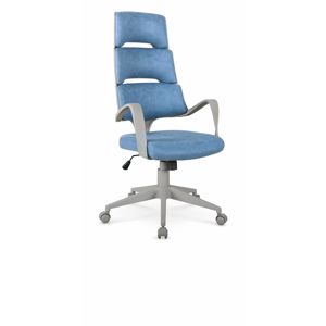 HALMAR Calypso kancelárske kreslo s podrúčkami modrá / sivá