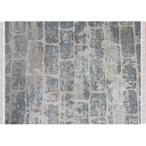TEMPO KONDELA Muro koberec sivá / vzor tehla