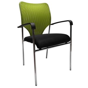 TEMPO KONDELA Umut konferenčná stolička zelená / čierna