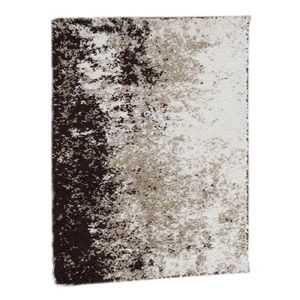 TEMPO KONDELA Lynton koberec 160x235 cm krémová / hnedá