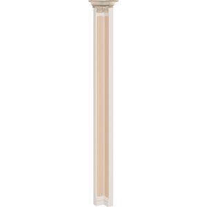 TARANKO Verona V rustikálny rohový stĺpik biela patyna