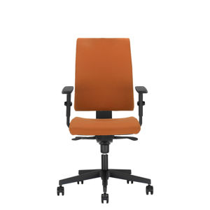 NOWY STYL Intrata O 12 FS kancelárska stolička s podrúčkami oranžová / čierna