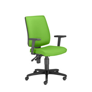 NOWY STYL Taktik Activ 1 kancelárska stolička s podrúčkami zelená / čierna