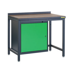 NABBI PSS01D/L1 pracovný stôl grafit / zelená