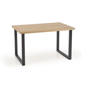 Jedálenský stôl Radus 120 - dub prírodný / čierna