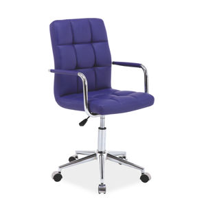 SIGNAL Q-022 kancelárska stolička fialová