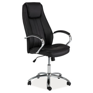 SIGNAL Q-036 kancelárska stolička s podrúčkami čierna