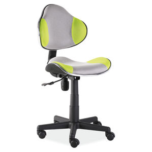 SIGNAL Q-G2 kancelárska stolička zelená / sivá