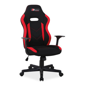 SIGNAL Rapid kancelárska stolička s podrúčkami čierna / červená