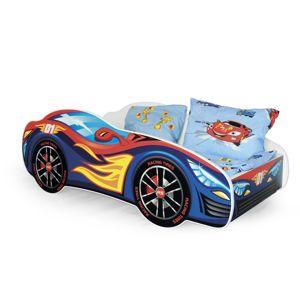 HALMAR Speed detská posteľ s roštom a matracom kombinácia farieb
