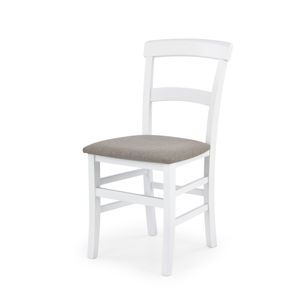 HALMAR Tapo jedálenská stolička biela / hnedá